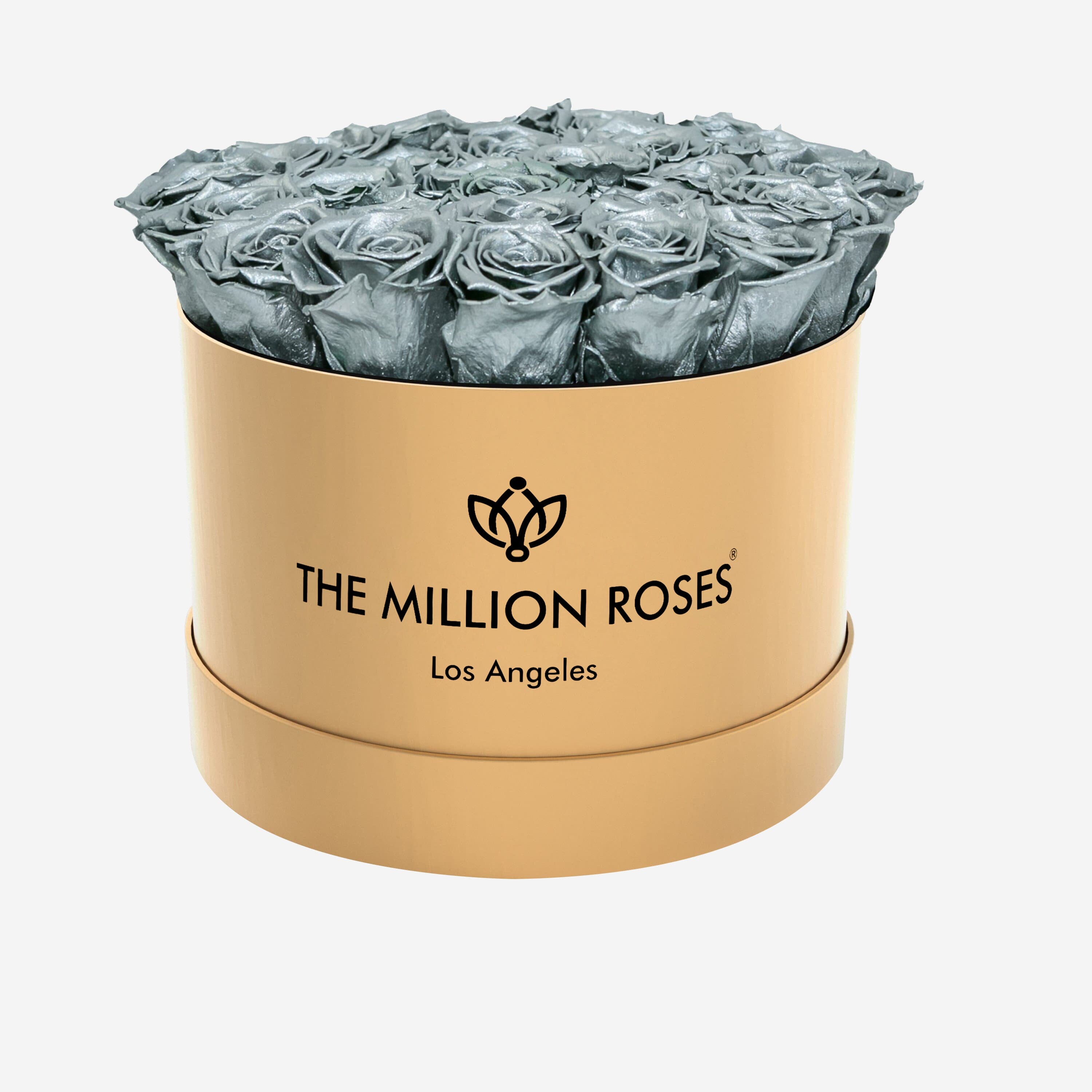 Supreme Gold Box | Silver Roses - The Million Roses