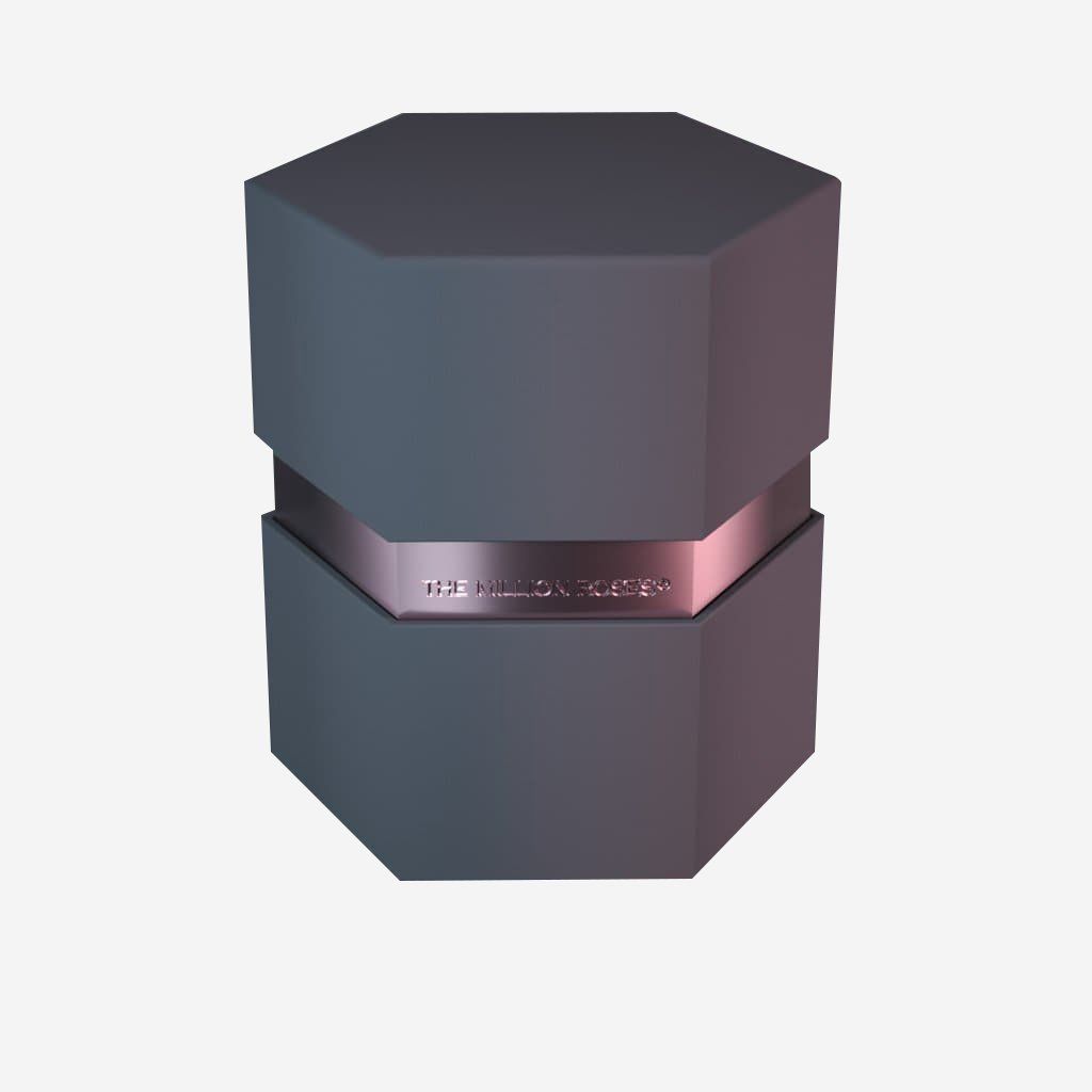 One in a Million™ Gray Hexagon Box | Bright Purple Rose - The Million Roses