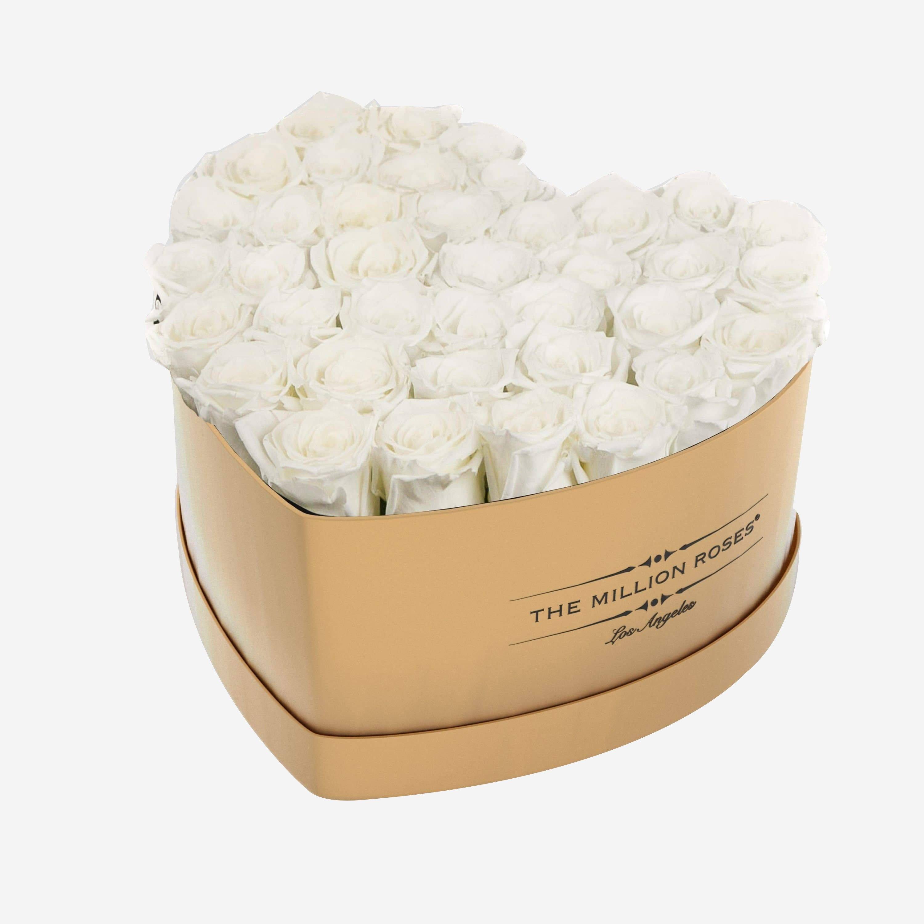 Heart Gold Box | All Colors - The Million Roses
