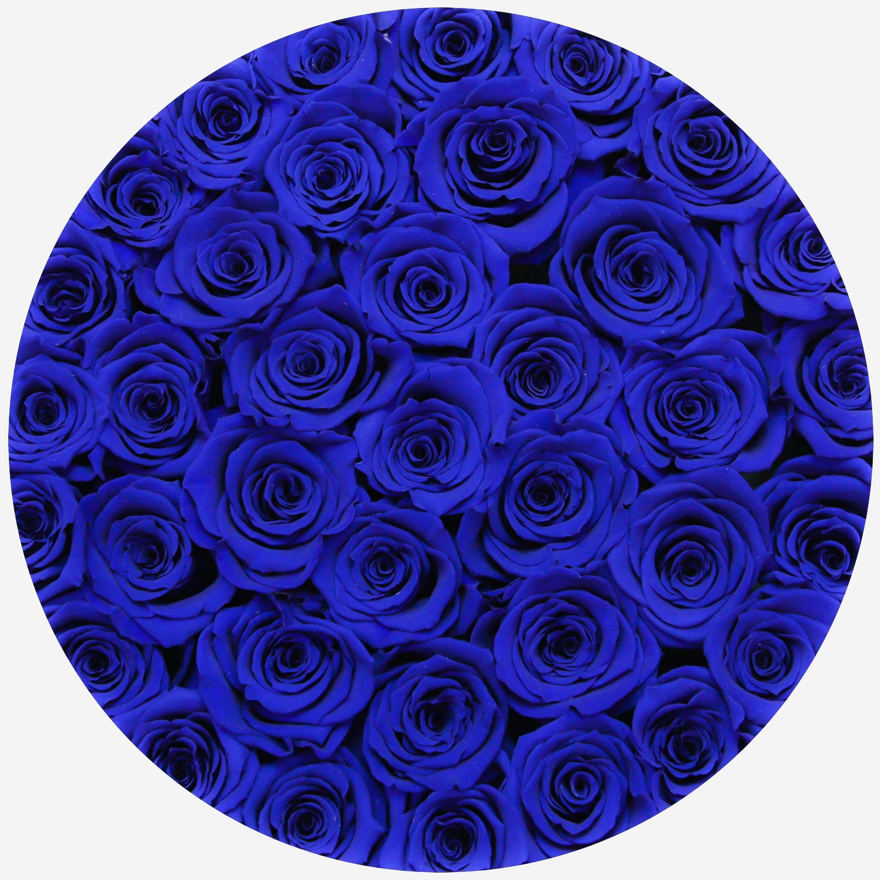 Supreme White Box | Royal Blue Roses