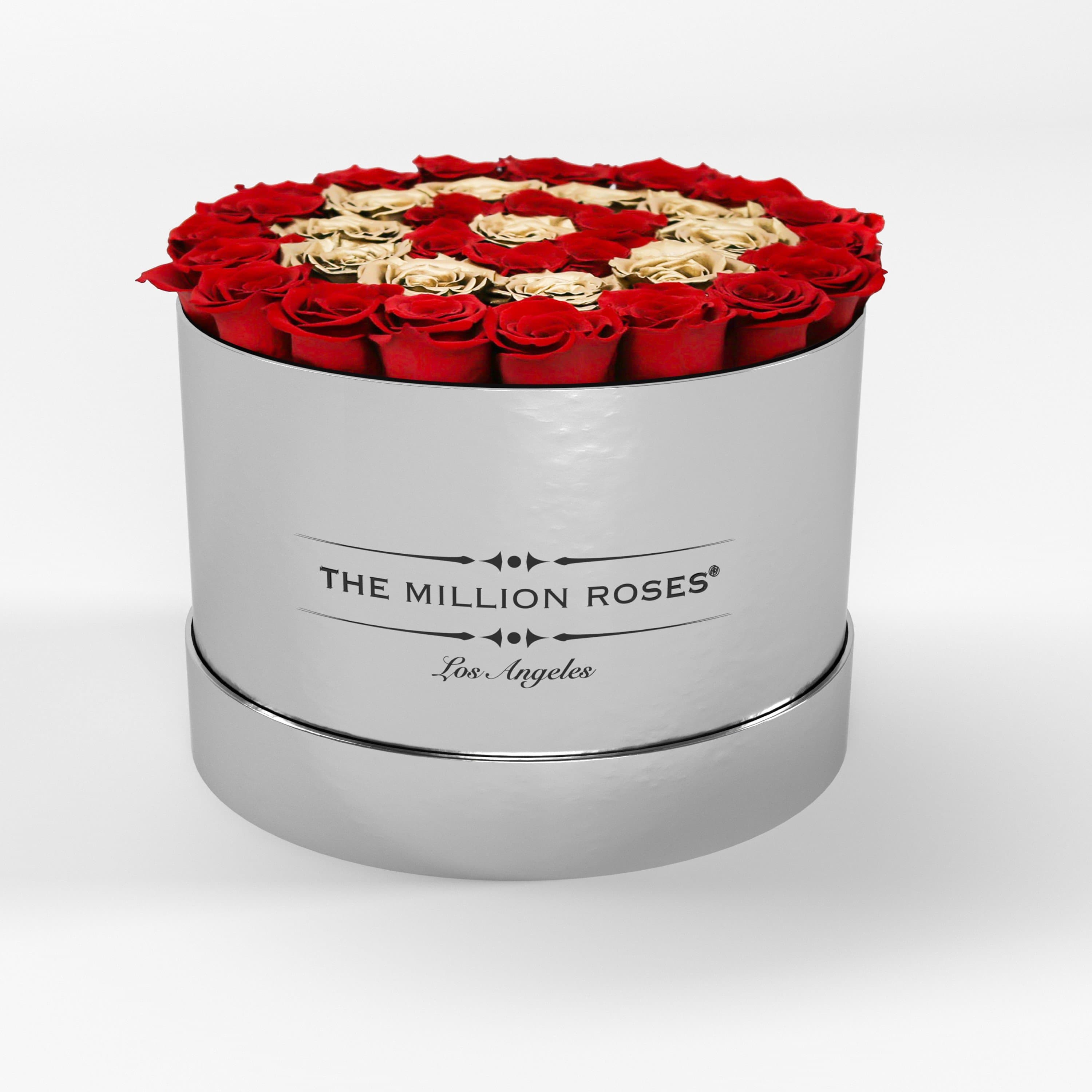Supreme Mirror Silver Box | All Colors - The Million Roses