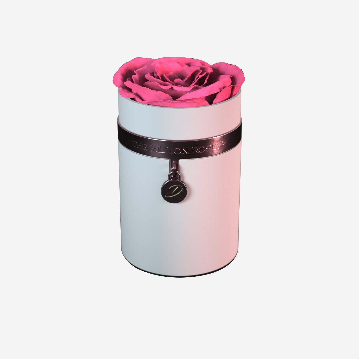 One in a Million™ Round White Box | Charm Edition | Pink Rose