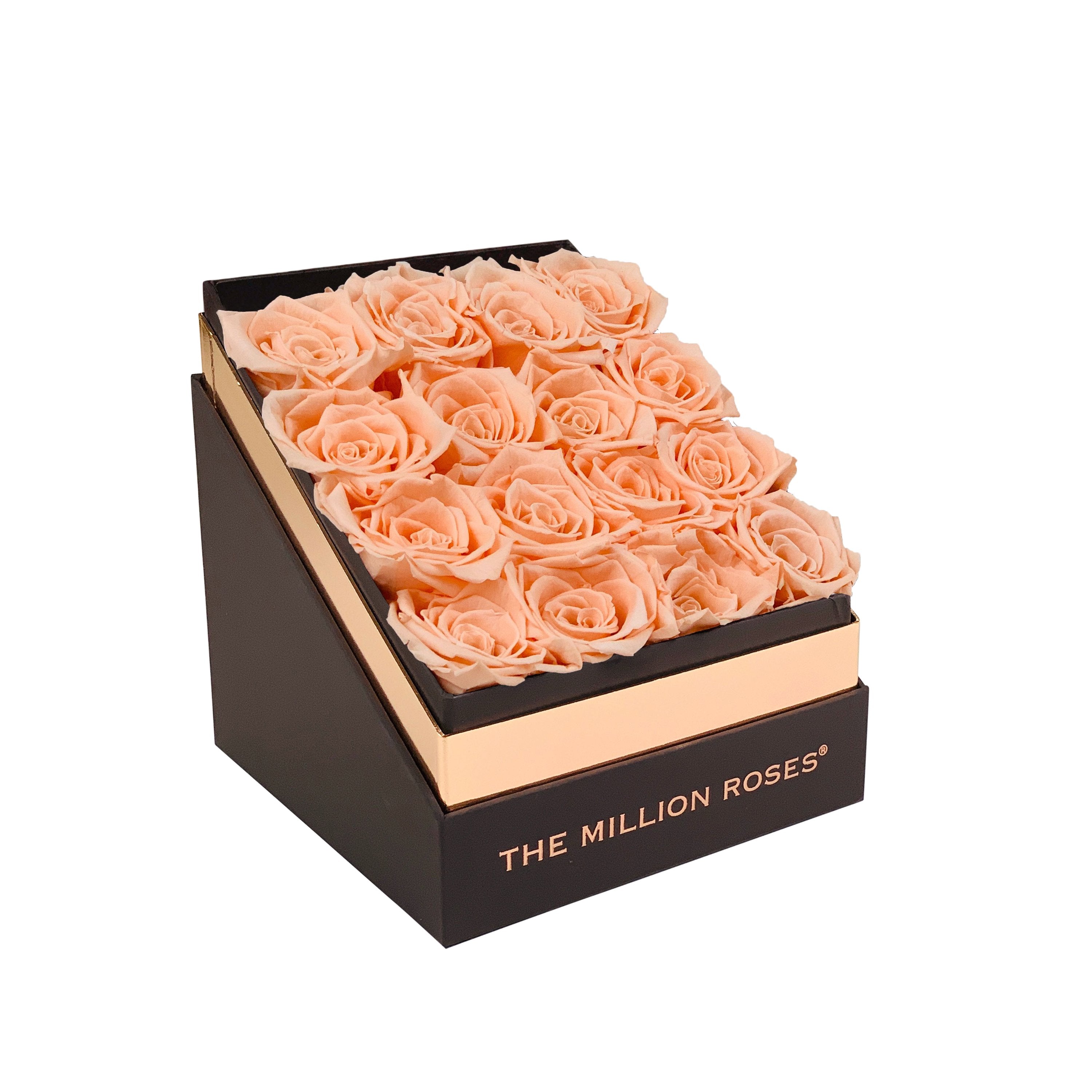 The Square - Coffee Box - Peach Roses