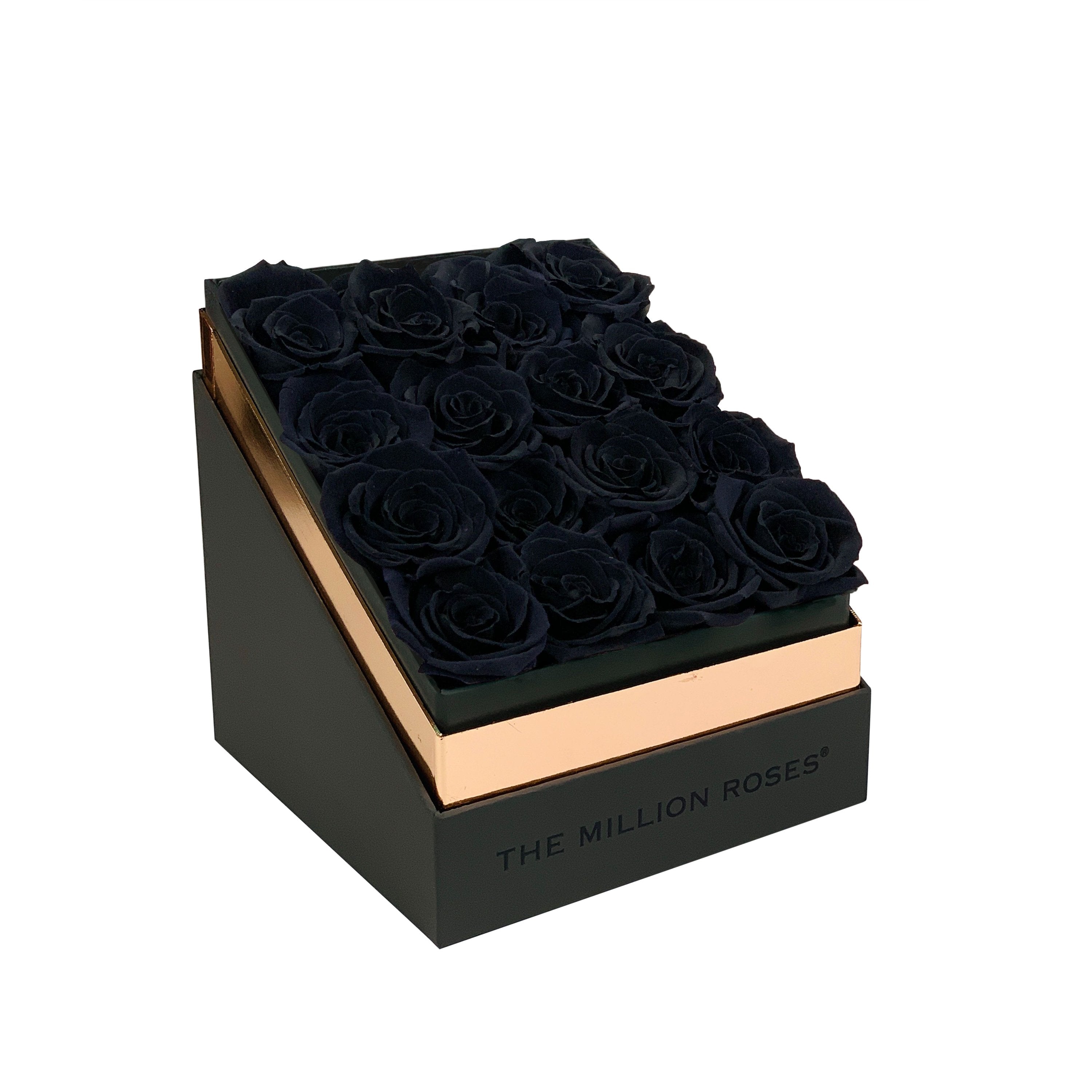 The Square - Gray Box - Black Roses