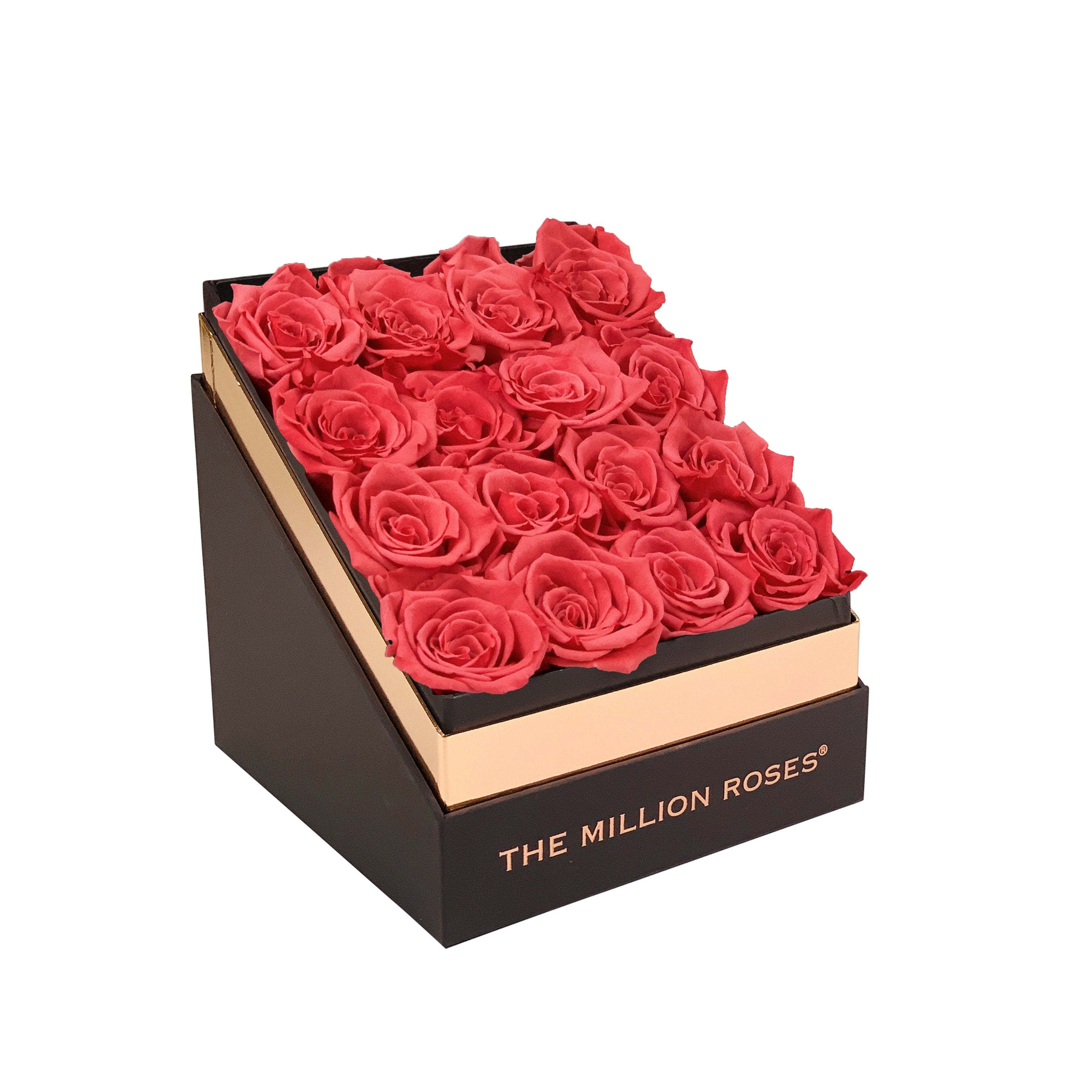 The Square - Coffee Box - Coral Roses