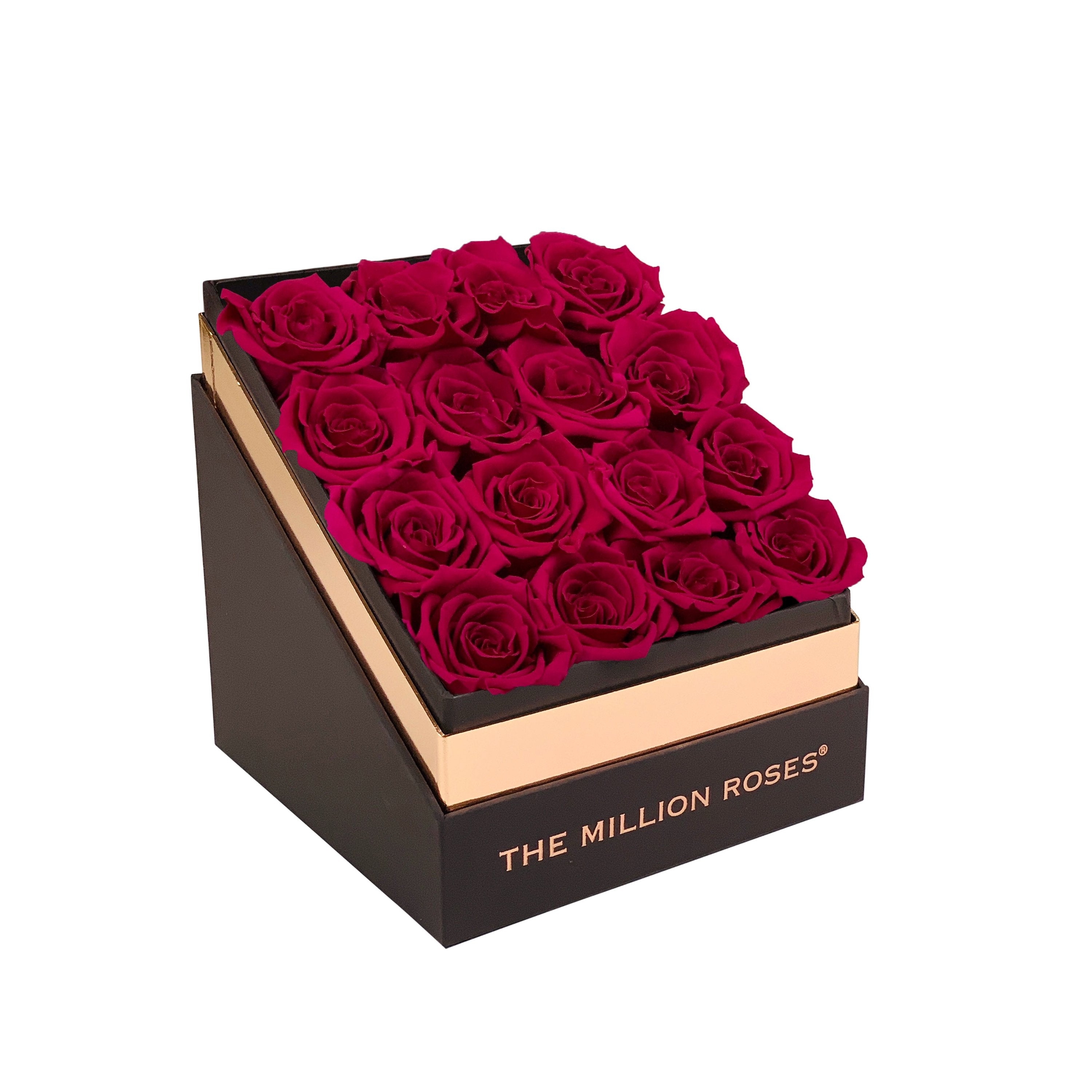 The Square - Coffee Box - Magenta Roses