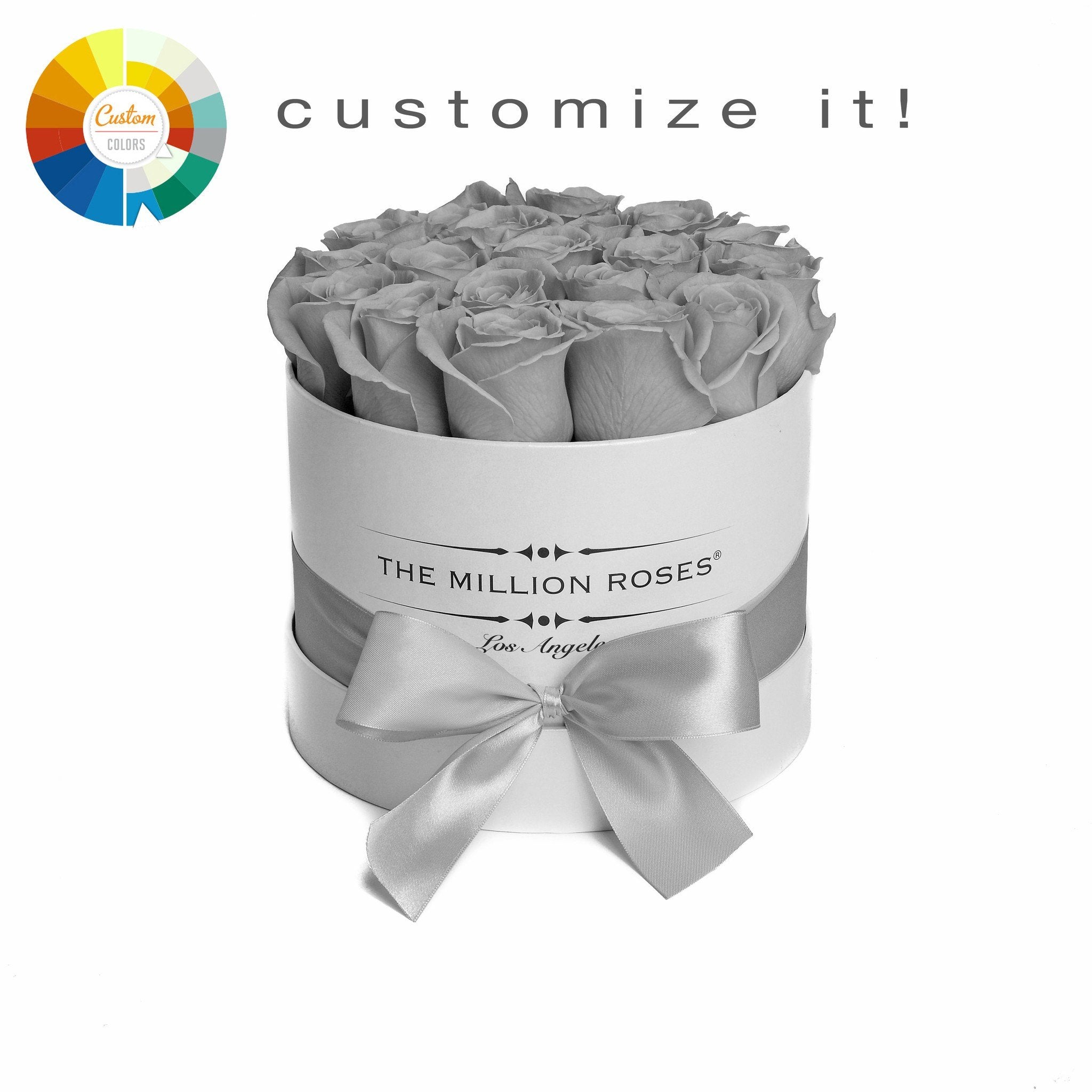 classic round box - customize it! customized - the million roses