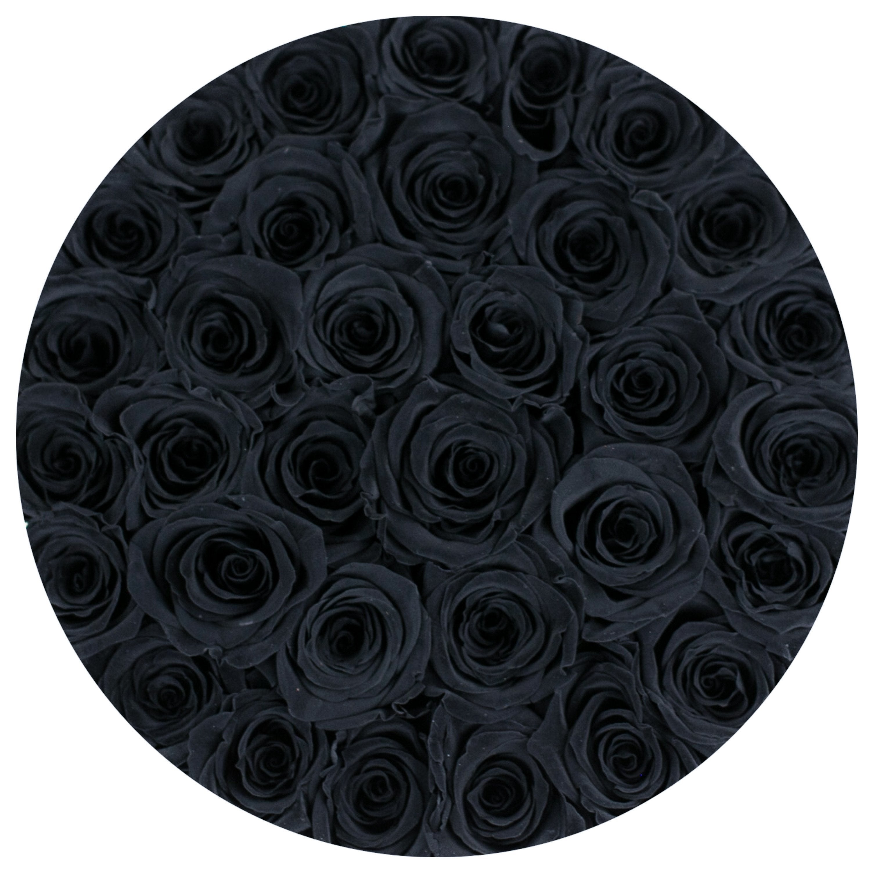 the million medium+ - black&gold box - black ETERNITY roses black eternity roses - the million roses