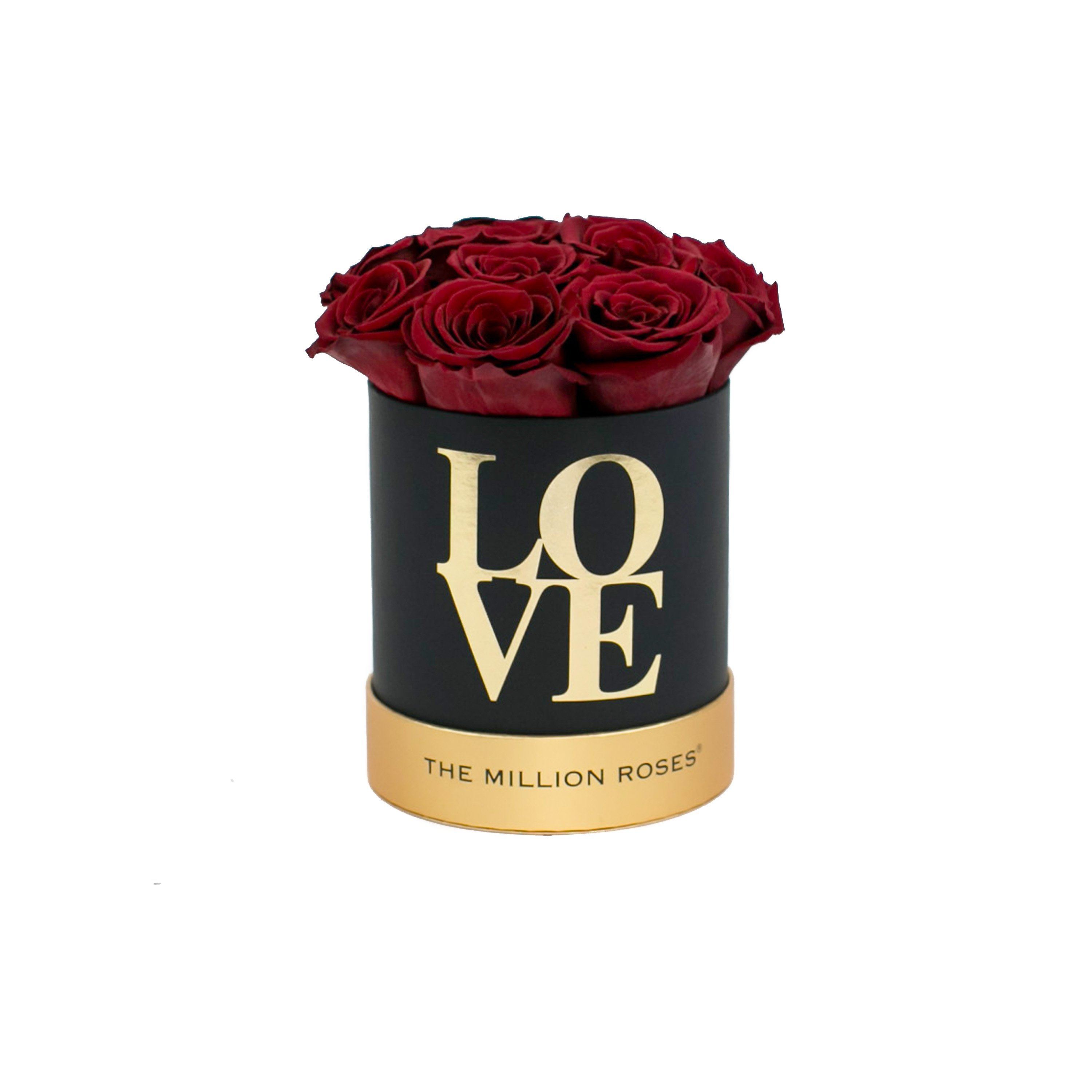 the million basic+ box - "Love Collection" limited edition "LOVE" red eternity roses - the million roses